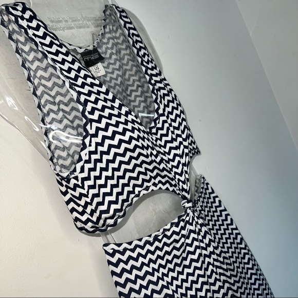 NEW Cover Me Short Sleeve Tank TopBody Con MIDI / Maxi Dress Size Large - Picture 8 of 10